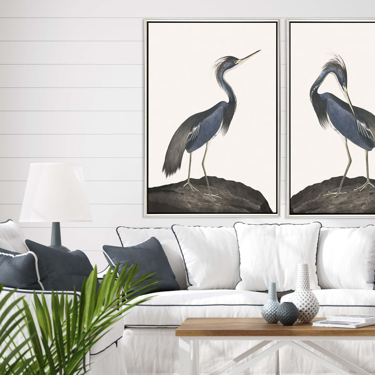 Paragon Great Heron I Blue 50 X 34 X 3 Wall Art