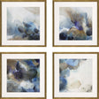 Paragon Pebbles S/4 Blue 21 X 21 X 1 Wall Art