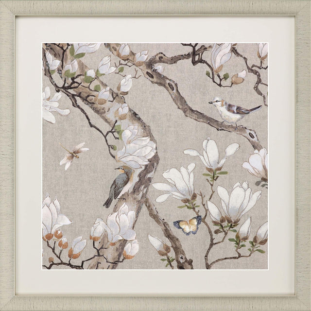 Paragon Magnolia Blossom White 33 X 33 X 2 Wall Art