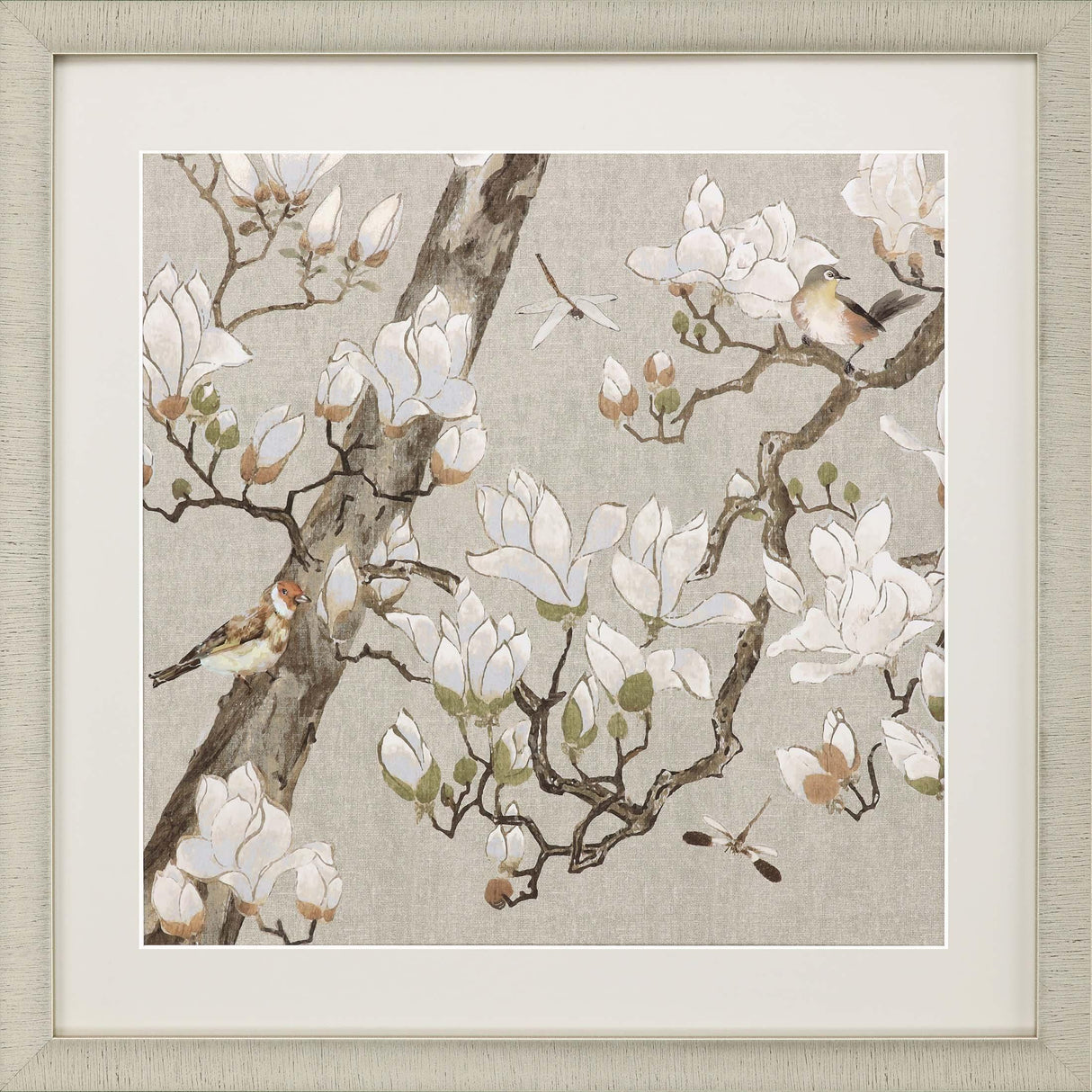 Paragon Magnolia Bloom White 33 X 33 X 2 Wall Art
