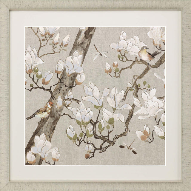 Paragon Magnolia Bloom White 33 X 33 X 2 Wall Art