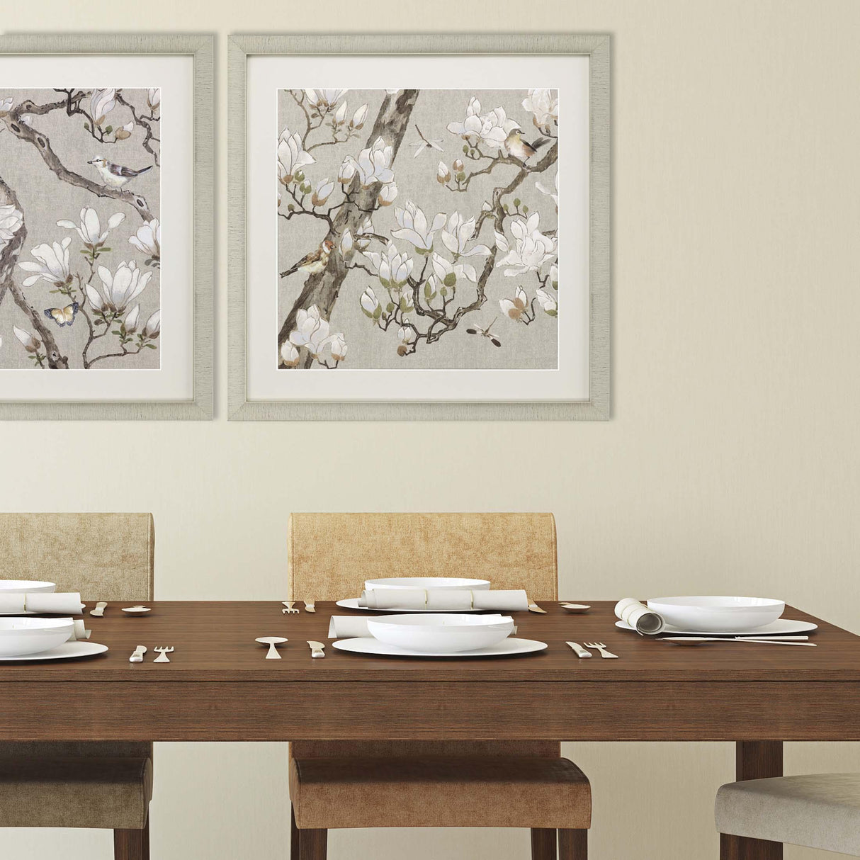 Paragon Magnolia Bloom White 33 X 33 X 2 Wall Art