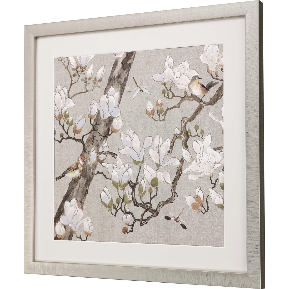 Paragon Magnolia Bloom White 33 X 33 X 2 Wall Art