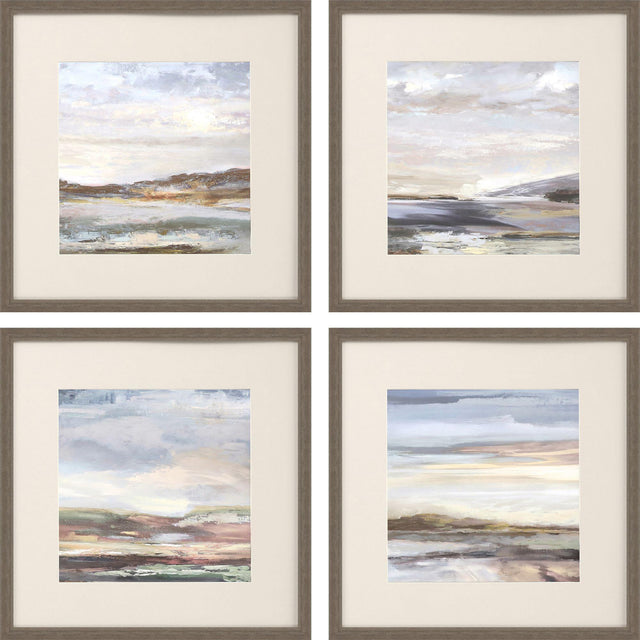 Paragon Tirwedd II S/4 Blue 20 X 20 X 2 Wall Art