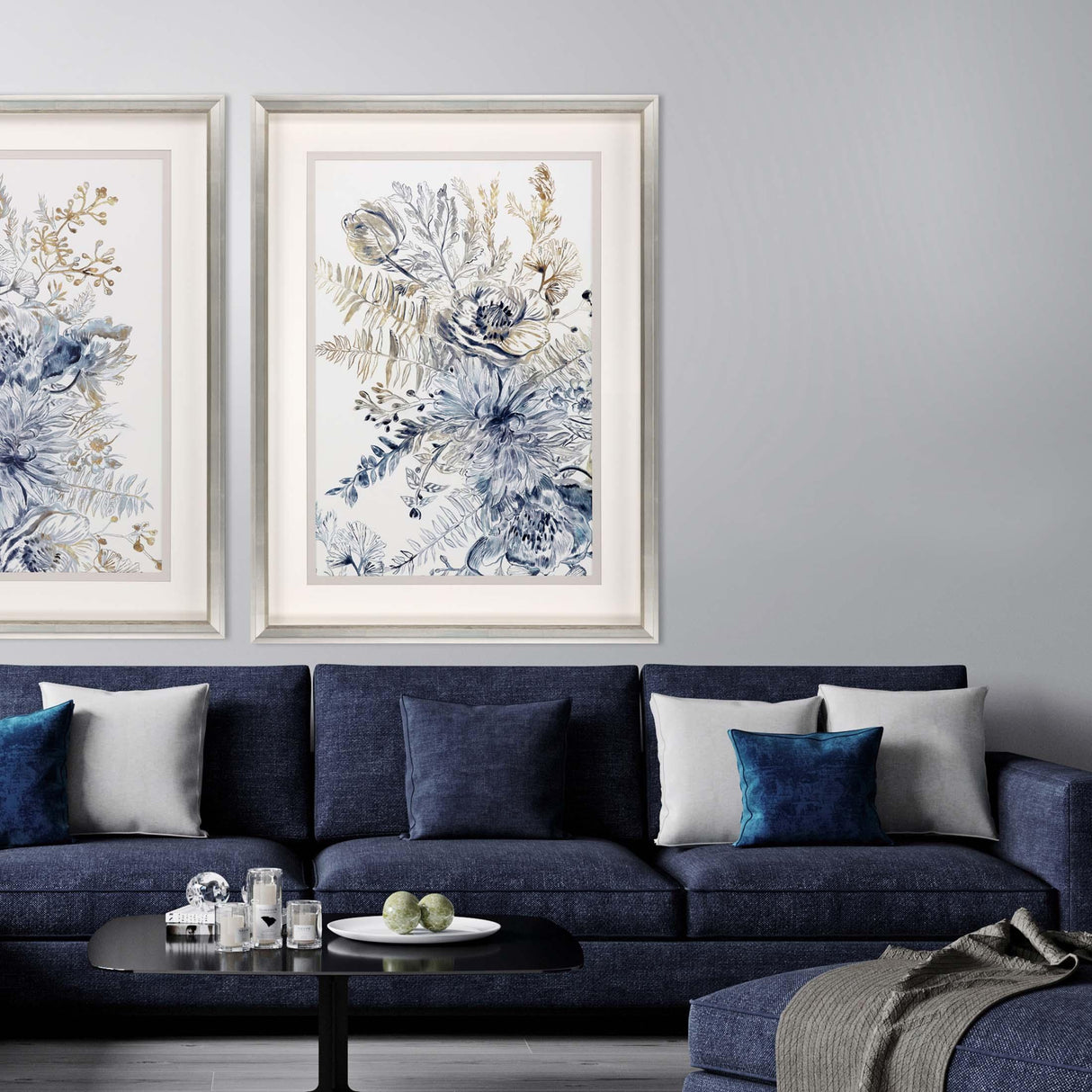 Paragon Royal Blue II Blue 46 X 34 X 3 Wall Art