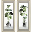 Paragon Simple Glass S/2 Green 43 X 19 X 2 Wall Art