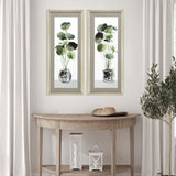 Paragon Simple Glass S/2 Green 43 X 19 X 2 Wall Art