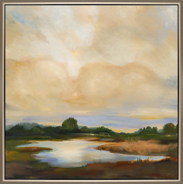 Paragon Sunset Hues Green 43 X 43 X 3 Wall Art