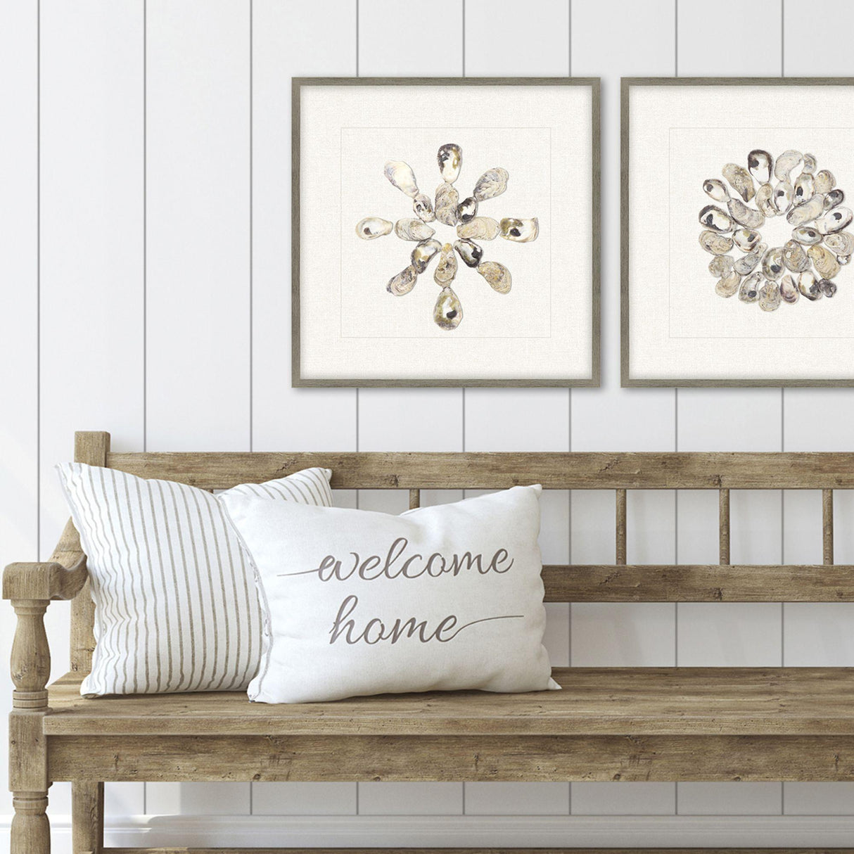 Paragon Oyster Shell I Beige 22 X 22 X 2 Wall Art