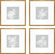 Paragon Echinacea S/4 Blue 20 X 20 X 1 Wall Art