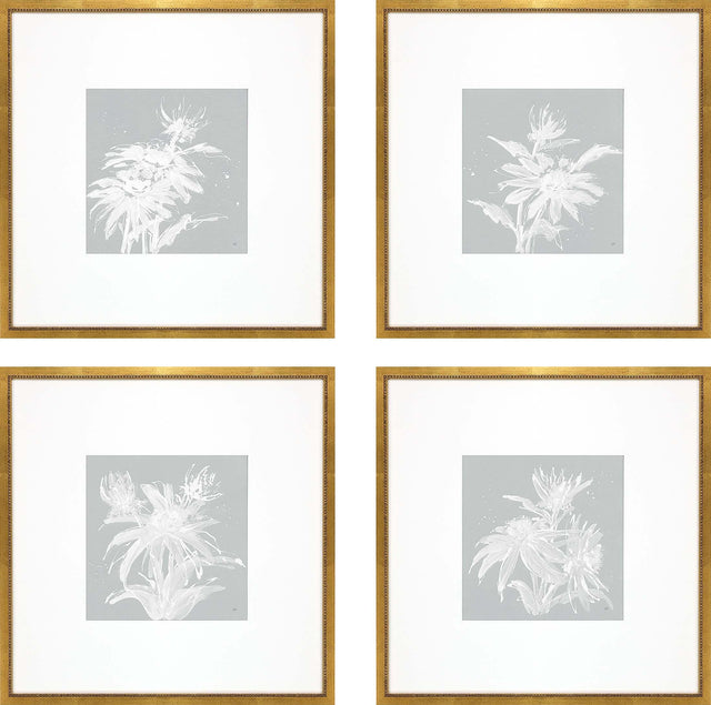 Paragon Echinacea S/4 Blue 20 X 20 X 1 Wall Art