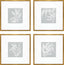 Paragon Leaf Study S/4 Blue 20 X 20 X 1 Wall Art