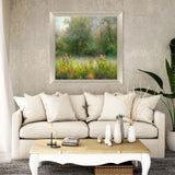 Paragon Wildflowers and Woods Green 41 X 41 X 2 Wall Art