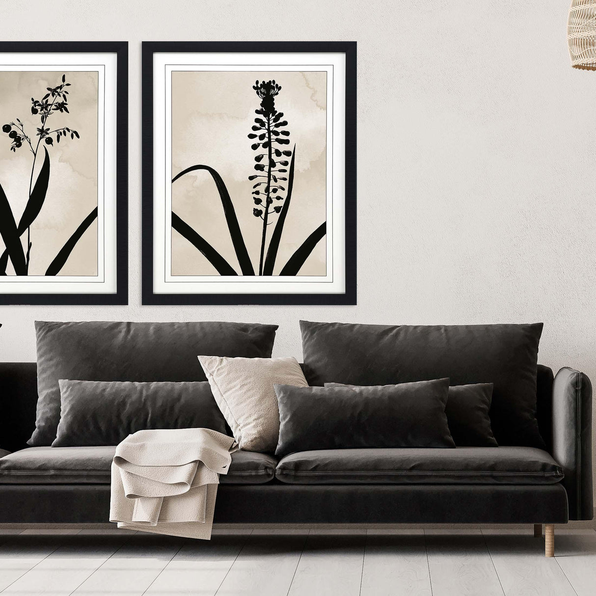 Paragon Muscari Black 41 X 33 X 2 Wall Art