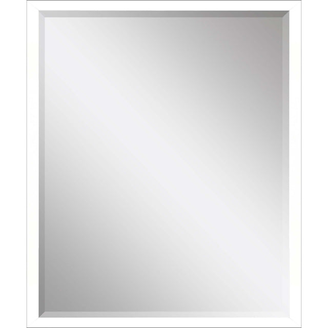 Paragon #867 22 x 28 Beveled White 30 X 24 X 3 Wall Mirror
