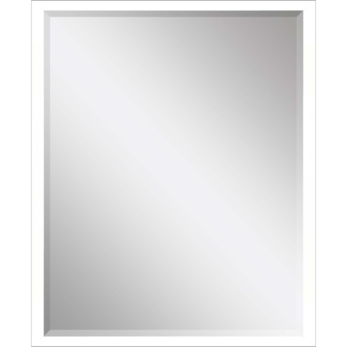 Paragon #867 30 x 40 Beveled White 42 X 32 X 3 Wall Mirror