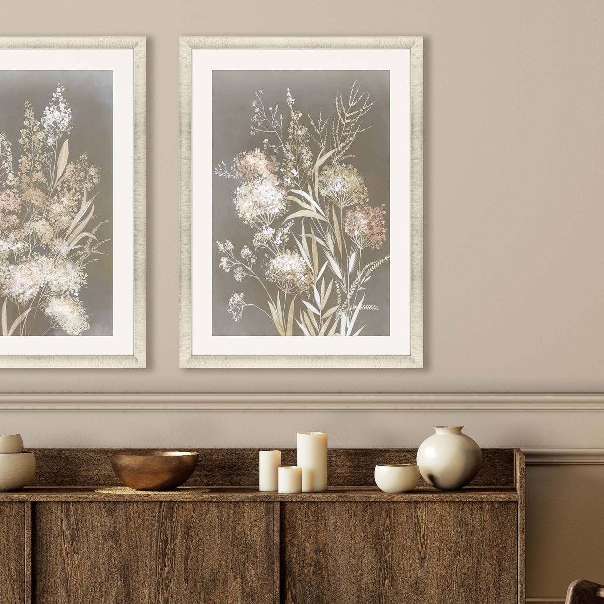 Paragon Delicate Bunch II Beige 45 X 33 X 2 Wall Art