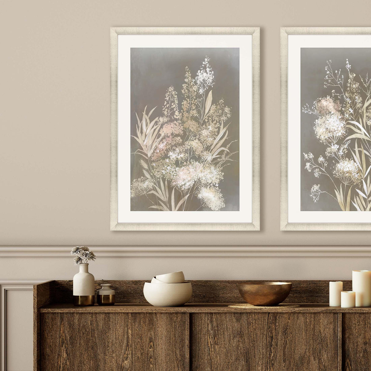 Paragon Delicate Bunch I Beige 45 X 33 X 2 Wall Art