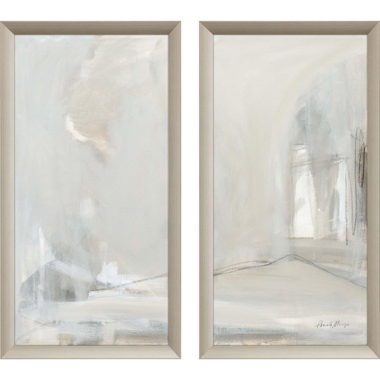 Paragon Delicate Gray S/2 Gray 39 X 21 X 2 Wall Art