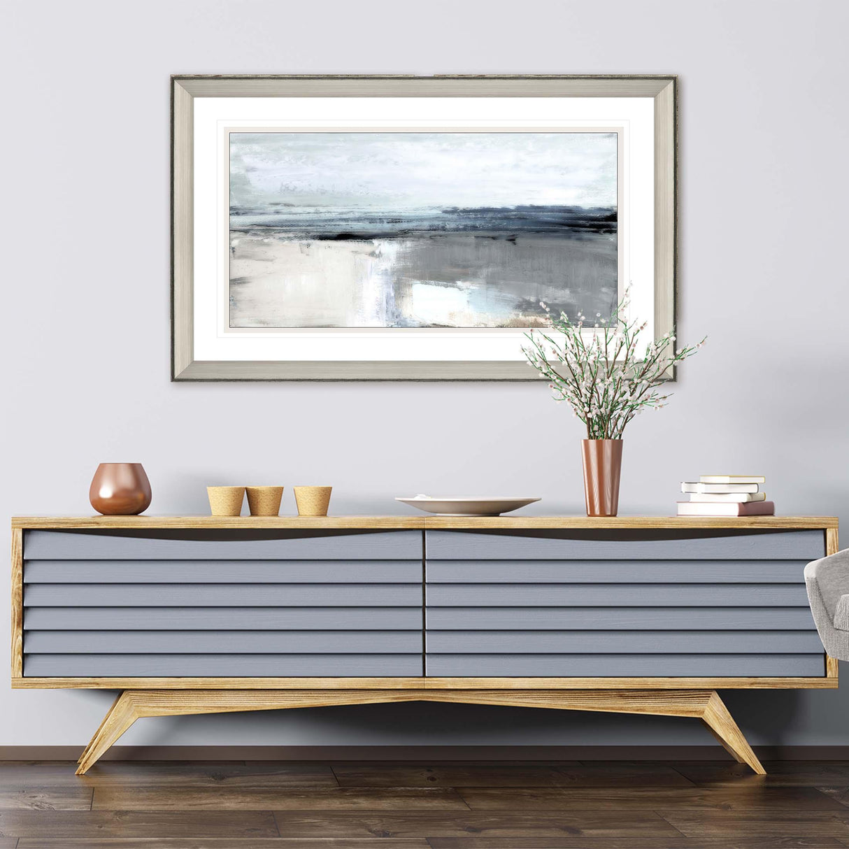 Paragon Moody Coast II Blue 32 X 52 X 3 Wall Art