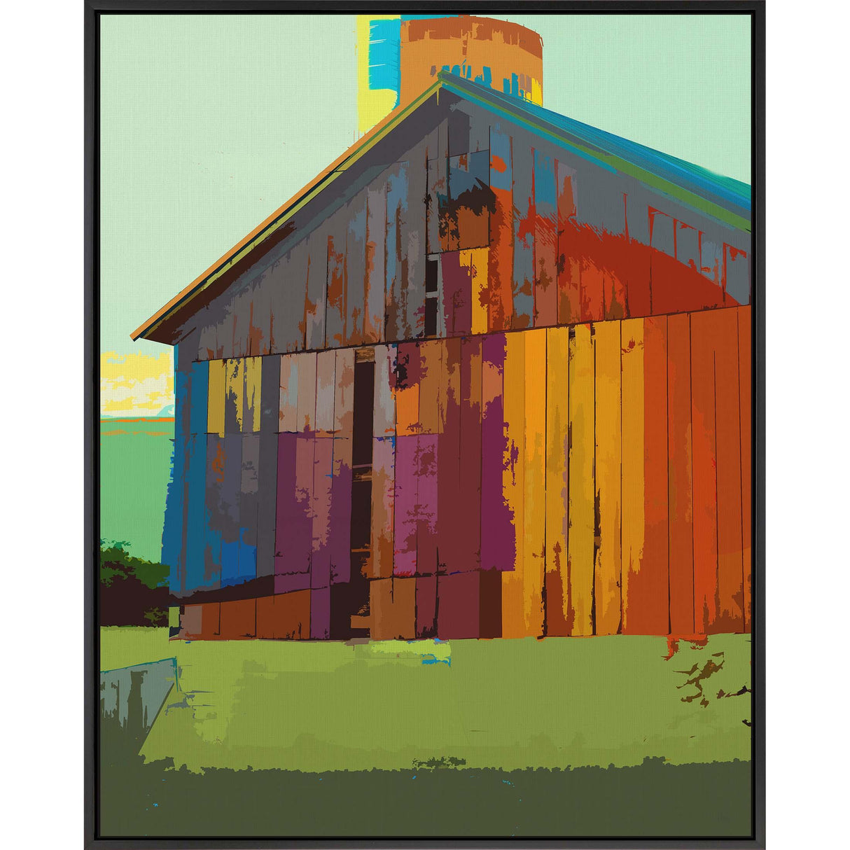 Paragon Country Barn Multi 50 X 40 X 3 Wall Art