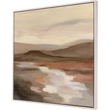 Paragon Cinnamon Riverbank II Brown 40 X 40 X 3 Wall Art