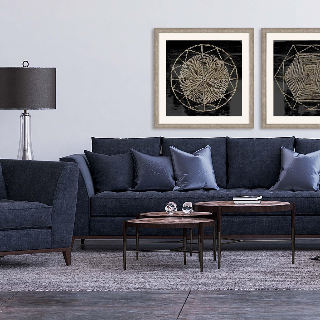 Paragon Woven Dreams I Black 40 X 40 X 2 Wall Art