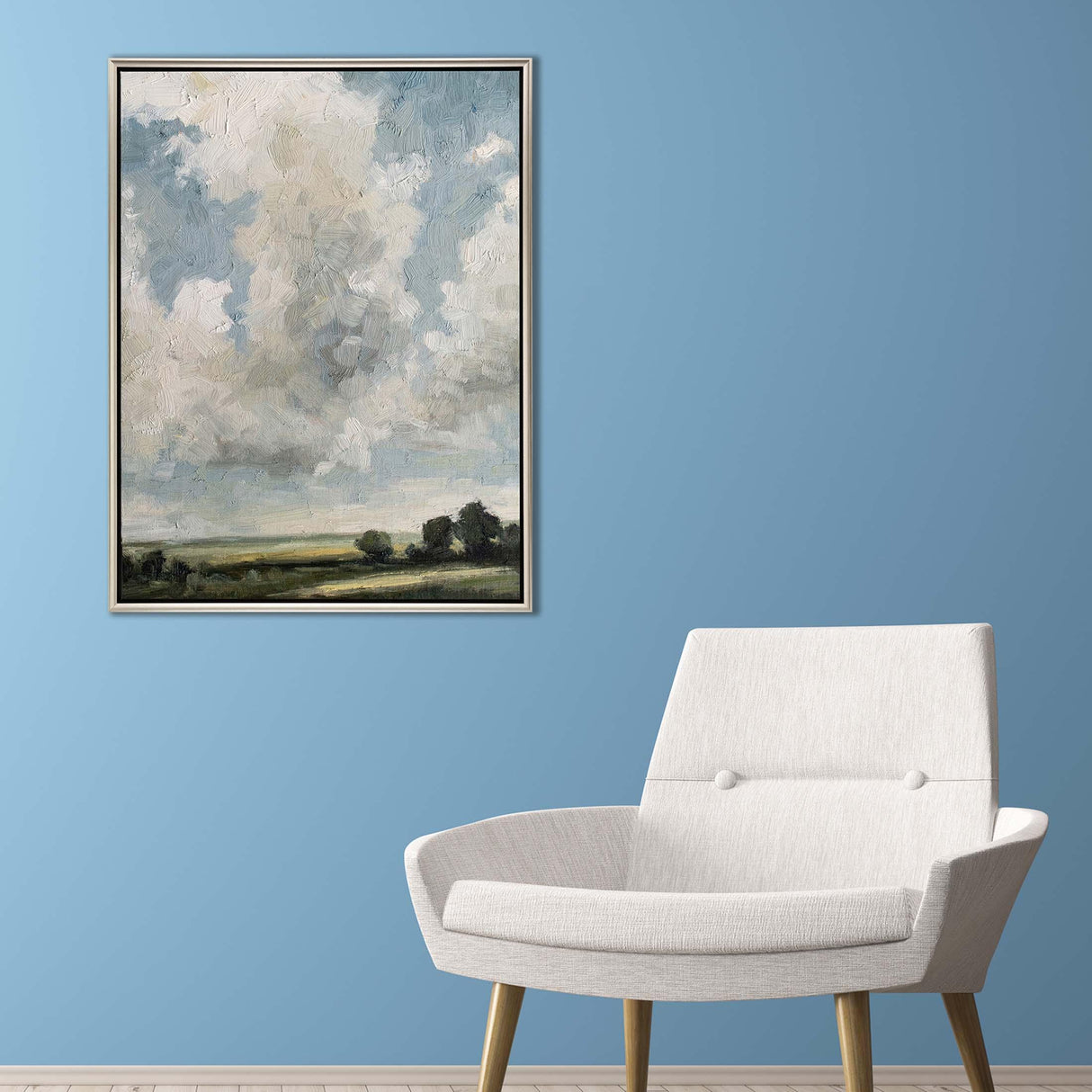 Paragon Gathering Clouds Beige 50 X 38 X 3 Wall Art