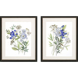 Paragon Botana S/2 Blue 32 X 26 X 3 Wall Art