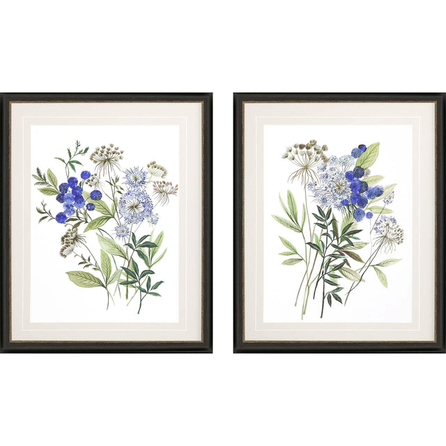 Paragon Botana S/2 Blue 32 X 26 X 3 Wall Art