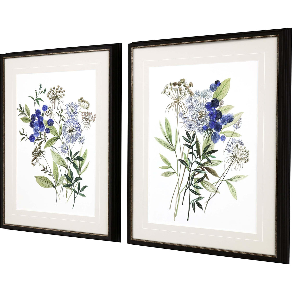 Paragon Botana S/2 Blue 32 X 26 X 3 Wall Art