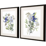 Paragon Botana S/2 Blue 32 X 26 X 3 Wall Art
