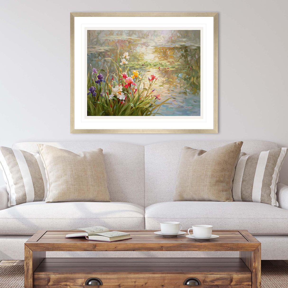 Paragon Afternoon Reflection Green 42 X 52 X 2 Wall Art