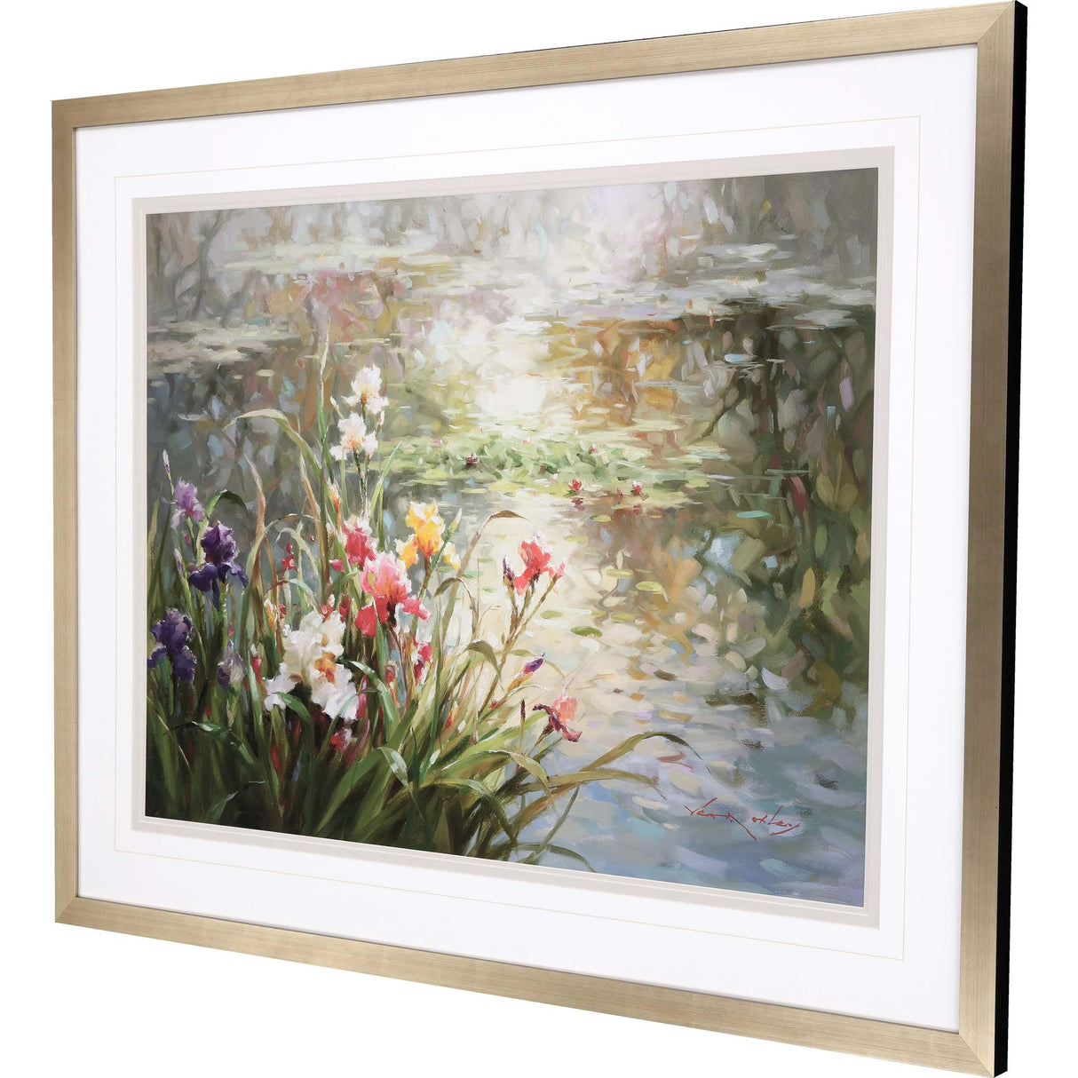 Paragon Afternoon Reflection Green 42 X 52 X 2 Wall Art
