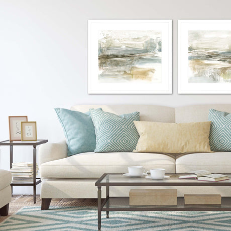 Paragon Stark Landscape I Blue 29 X 33 X 3 Wall Art