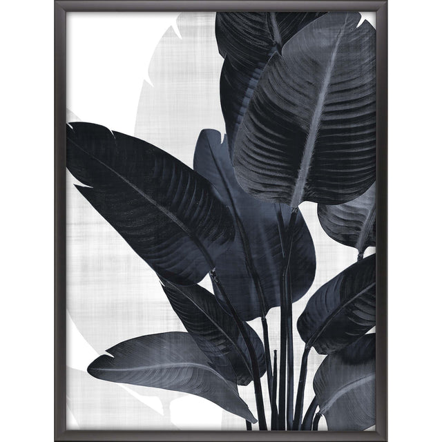 Paragon Palm Noir I Blue 50 X 38 X 3 Wall Art