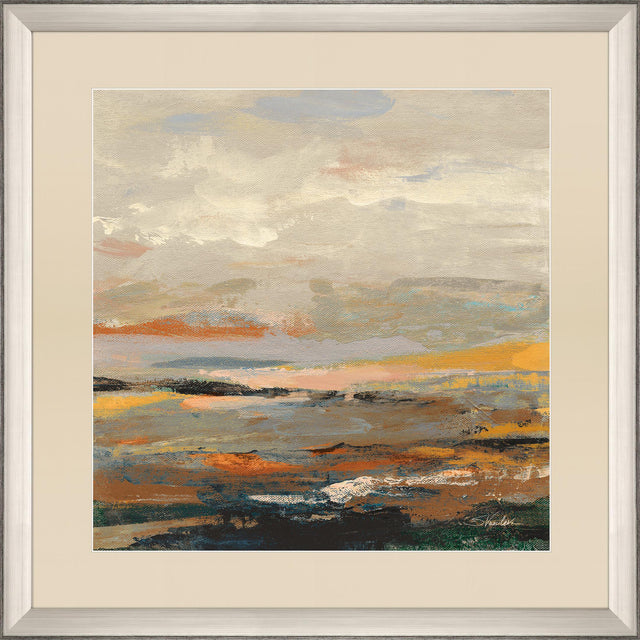 Paragon Warm Bay I Orange 36 X 36 X 3 Wall Art