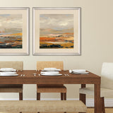 Paragon Warm Bay II Orange 36 X 36 X 3 Wall Art