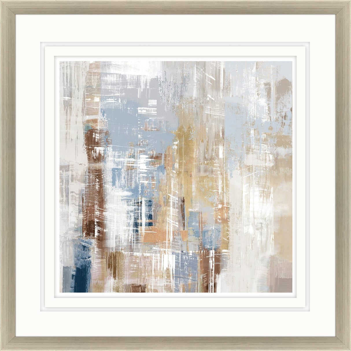 Paragon Cosmic Rush White 41 X 41 X 2 Wall Art