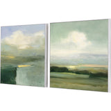 Paragon View S/2 Green 24 X 24 X 2 Wall Art