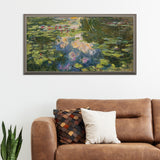 Paragon La Bassin aux Nympheas Blue 27 X 51 X 2 Wall Art