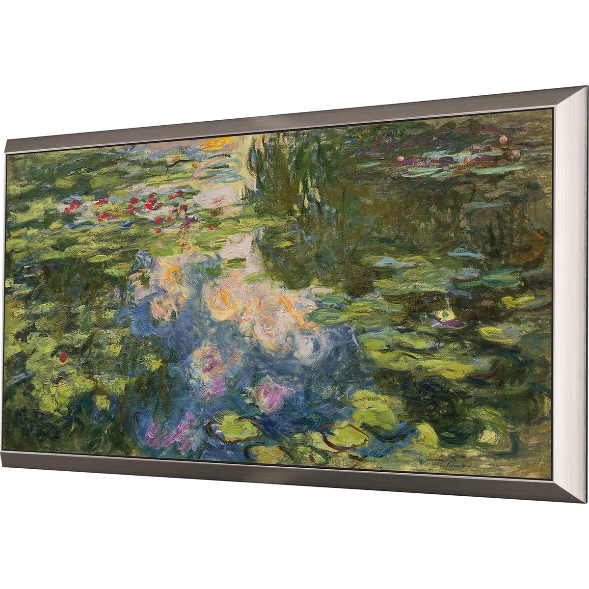 Paragon La Bassin aux Nympheas Blue 27 X 51 X 2 Wall Art
