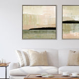 Paragon Blush Horizon I Beige 41 X 41 X 3 Wall Art