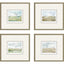 Paragon Afternoon S/4 Green 14 X 15 X 1 Wall Art