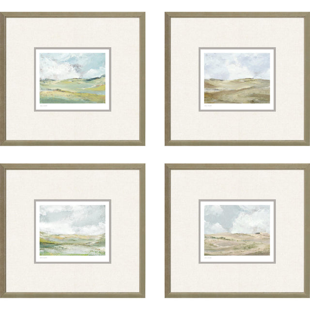 Paragon Afternoon S/4 Green 14 X 15 X 1 Wall Art
