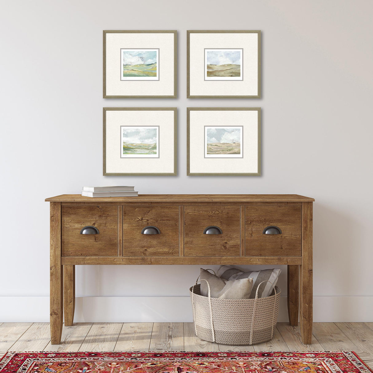 Paragon Afternoon S/4 Green 14 X 15 X 1 Wall Art