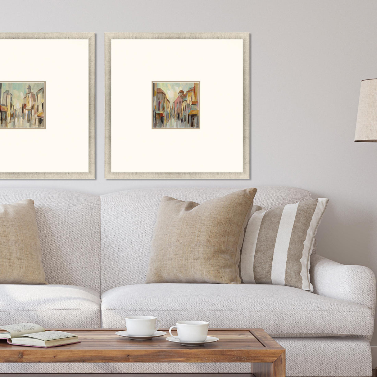 Paragon Pastel Street II Multi 35 X 35 X 2 Wall Art