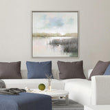 Paragon Dawn Glow Blue 50 X 50 X 3 Wall Art
