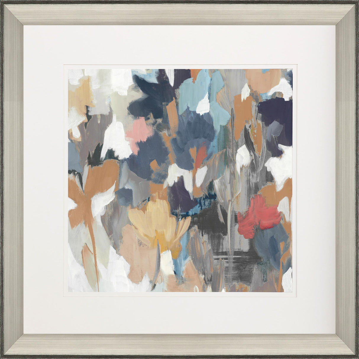 Paragon Corner Flower Stand I Blue 38 X 38 X 3 Wall Art