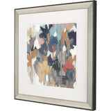 Paragon Corner Flower Stand I Blue 38 X 38 X 3 Wall Art